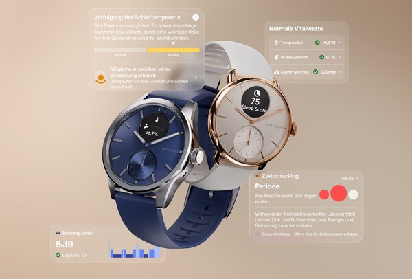 Il Withings ScanWatch 2 ha un sistema operativo aggiornato che apporta nuove funzionalità. (Fonte: Withings)