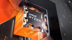 L'AMD Ryzen 9 7950X è stato testato su Cinebench R23 (immagine via AMD)