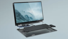 Il Dell Concept Luna ripensa completamente il design dei laptop. (Immagine: Dell)