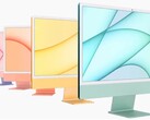 L'iMac 2021 Apple ha diviso l'opinione riguardo al design a causa del suo grande mento e delle cornici bianche. (Fonte: Apple)