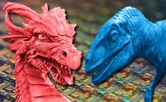I chip mobili Dragon Range del Team Red possono sfidare i componenti desktop Raptor Lake del Team Blue. (Fonte immagine: Unsplash - modificato)