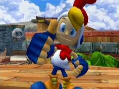 Uno screengrab di Billy Hatcher e l'uovo gigante