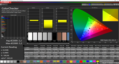 CalMAN ColorChecker calibrato