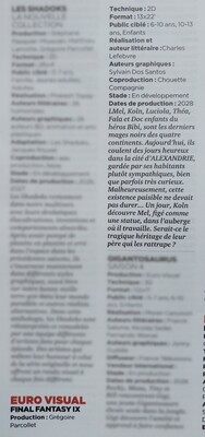 Descrizione di Final Fantasy IX: The Black Mages' Legacy (Fonte immagine: Ecran Total, account Gershwin Impact Bluesky)