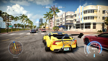Nella foto: uno screenshot del gameplay di Need for Speed Heat.