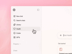 ChatGPT Health non è destinato alla diagnosi e al trattamento, e non dovrebbe sostituire l'assistenza medica. (Fonte immagine: OpenAI)