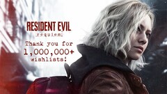 Resident Evil Requiem festeggia 1 milione di liste dei desideri su più piattaforme. Messaggio di ringraziamento nella foto (fonte immagine: account X di Resident Evil)