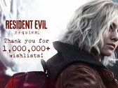 Resident Evil Requiem festeggia 1 milione di liste dei desideri su più piattaforme. Messaggio di ringraziamento nella foto (fonte immagine: account X di Resident Evil)