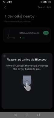 Ora cerchi il dispositivo (Bluetooth + GPS)