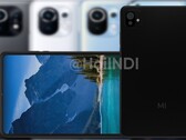 Il rendering non ufficiale dello Xiaomi Mi Pad 5 ha il bump della fotocamera in stile Mi 11 ma un logo diverso. (Fonte immagine: Xiaomi/@HoiINDI - modificato)