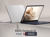 Intel-ZenBook 14 vs. AMD-ZenBook 14 (Fonte: Asus con modifiche)