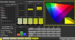 Calman: Saturazione del colore 