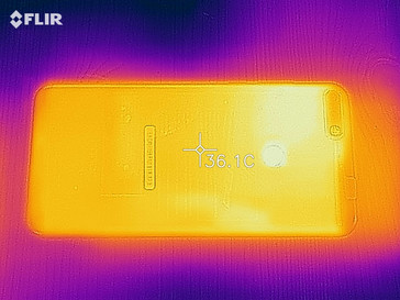 Distribuzione del calore lato posteriore