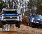 Il commutatore Ford F-150 Lightning sta iniziando ad avvicinarsi al territorio dei camion elettrici da trofeo. (Fonte immagine: Ford - modificato)