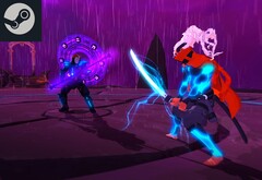 Il gioco di corsa contro i boss Furi è disponibile ad un prezzo bassissimo su Steam. Schermata modificata del gioco. (Fonte immagine: Steam)