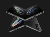 Galaxy Rendering dello Z Fold4. (Fonte: OnLeaks x SmartPrix)