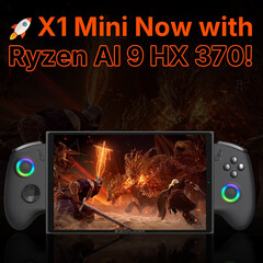 OneXPlayer X1 Mini rivaleggia con l'originale Lenovo Legion Go con un display identico. (Fonte: One-Netbook)