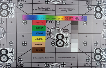 Grafico di test illuminaizone perfetta