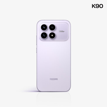 Il Redmi K90 in un'opzione di colore viola chiaro. (Fonte immagine: Redmi)