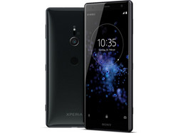 Il Sony Xperia XZ2, fornito da Sony Germany.