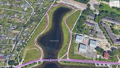 Viaggio di prova GNSS: viaggio intorno a un lago