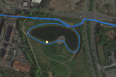 GPS test: Huawei Mate 20 X - Lago