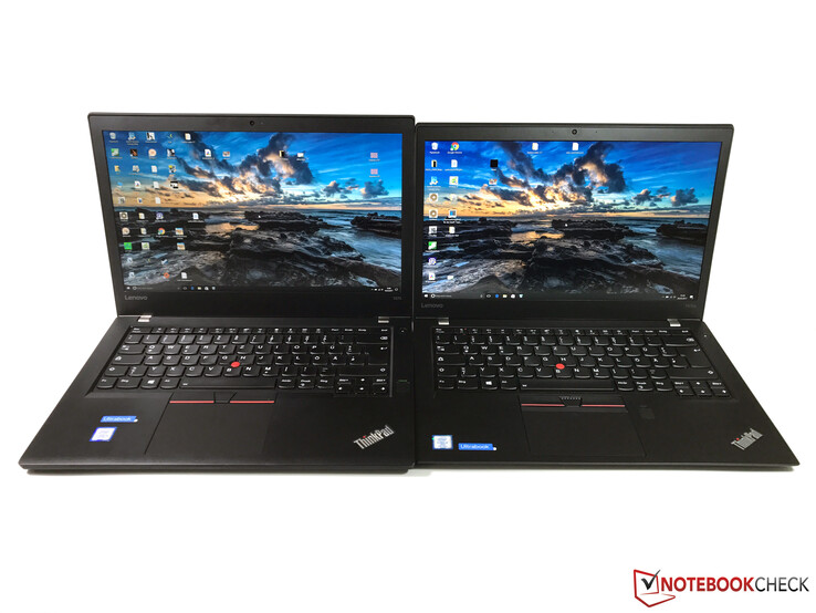 T470 (sinistra) vs. T470s (destra)