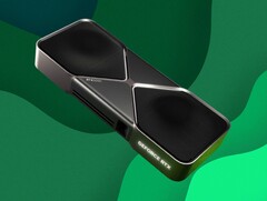 La Nvidia GeForce RTX 5090 rilasciata a gennaio 2025. (Fonte immagine: Nvidia, Unsplash, modificato)