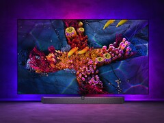 I modelli più grandi dei TV Philips OLED+937 (sopra) e OLED+907 hanno un picco di luminosità di 1.300 nit. (Fonte: Philips)