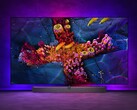 I modelli più grandi dei TV Philips OLED+937 (sopra) e OLED+907 hanno un picco di luminosità di 1.300 nit. (Fonte: Philips)