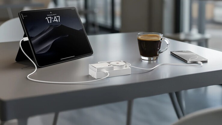 Il Power Bank retrattile 3-in-1 di Sharge. (Fonte: Sharge)