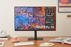 La serie Samsung ViewFinity S8 sarà disponibile alla fine del mese in alcuni mercati. (Fonte: Samsung)