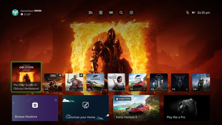 Modifiche alla schermata iniziale di Xbox Insider (fonte: Xbox Wire)