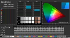 CalMAN: ColorChecker (calibrato)