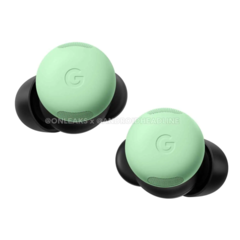 I Pixel Buds Pro 2 nella rinomata colorazione 'Wintergreen'. (Fonte immagine: @OnLeaks & Android Headlines)