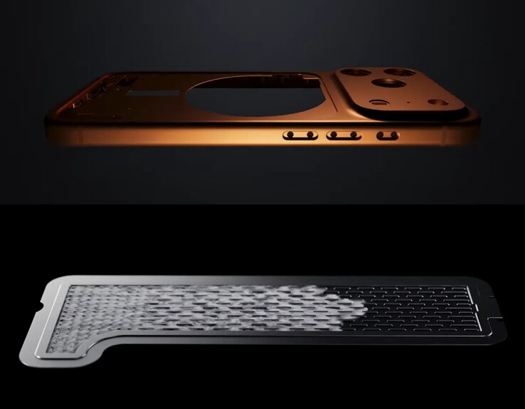 iPhone 17 Pro, design di raffreddamento a camera di vapore.