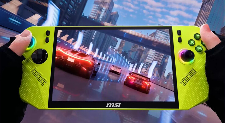 Il Claw A8, o Claw 8 Ryzen Edition, come viene chiamato, è dotato di un display IPS da 8 pollici e 120 Hz. (Fonte: MSI)