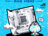 Unico teaser di Asus per la sua scheda madre ROG 'Mini Blizzard'. (Fonte: Asus)