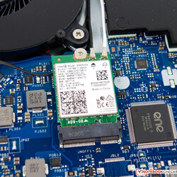 A look at the Intel Wireless AC 9560 included in our review unit