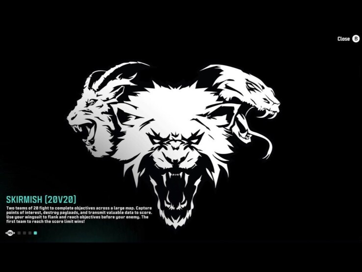 Schermata trapelata della modalità di gioco Skirmish di Black Ops 7. (Fonte immagine: CharlieIntel su XCancel)