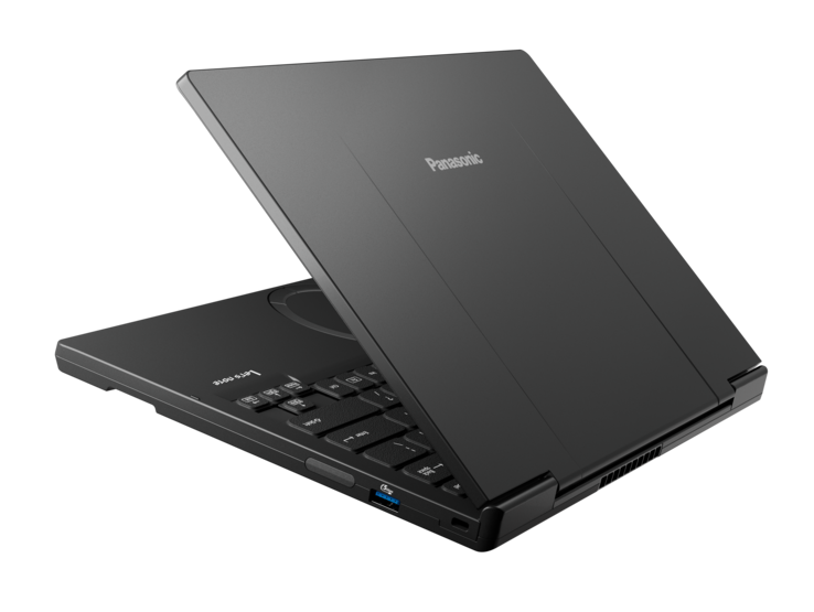 Il Panasonic Let's Note FC7 visto da dietro