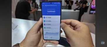 Samsung Galaxy S24 Punteggio AnTuTu (immagine tramite Khôi Ngọng su YouTube)