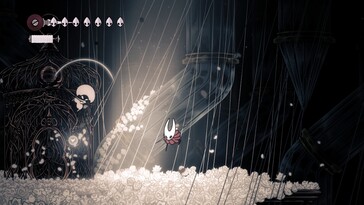 Hollow Knight: Silksong per PC mostra il modello del personaggio di Hornet (Fonte: Steam)