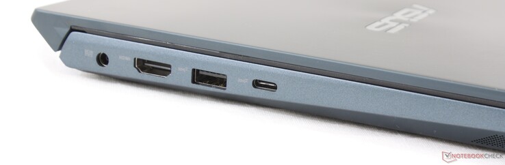 Lato Sinistro: Alimentazione, HDMI, USB 3.1 Gen. 2 Type-A, USB 3.1 Gen. 2 Type-C