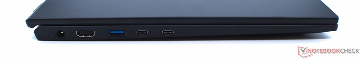 Alimentazione DC, HDMI, USB 3.2 Type-A, USB 3.2 Type-C, USB 3.2 Type-C con Power Delivery e Thunderbolt 4