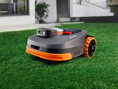 Segway dichiara di aver migliorato il suo rasaerba robotizzato Navimow con un sensore VisionFence opzionale. (Fonte: Segway)