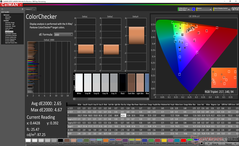 ColorChecker prima della calibrazione