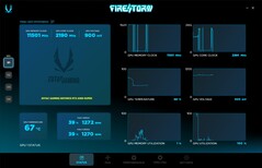 Utilità FireStorm - Stato della GPU