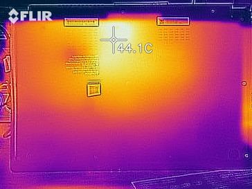 Distribuzione del calore, lato inferiore (load)