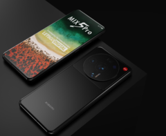 Renders di concetto dello Xiaomi Mix 5 Pro. Lo Xiaomi 12 Ultra avrà probabilmente un aspetto simile. (Fonte: LetsGoDigital)